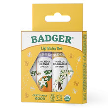 Badger Classic Lip Balm Collection - 4 Pack - Gold Box