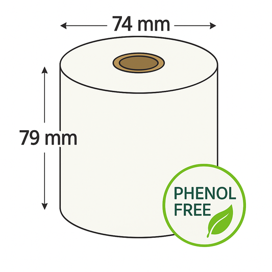 79mm x 74mm Thermal Till Roll (30 box)