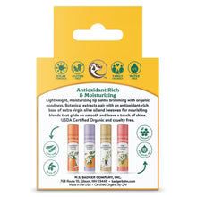 Badger Classic Lip Balm Collection - 4 Pack - Gold Box